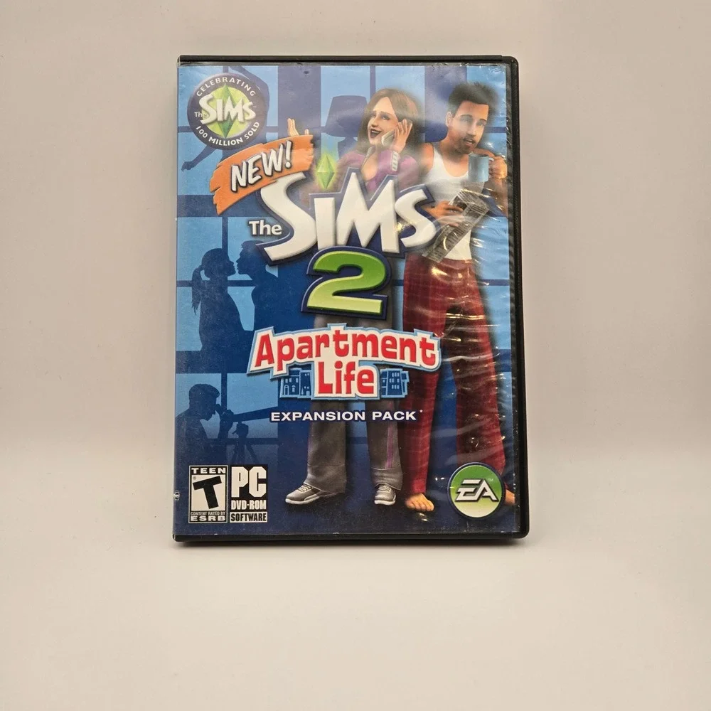 EA Games The Sims 2 PC Game Lot Base + 3 Expansion‎ Packs Apartment Life Seasons